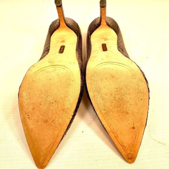 SHIMMERING SILVER 5” HEELS by BOUTIQUE 9 SIZE 10M - Picture 5 of 5